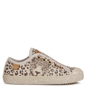 NWOT Kids Geox Respira Cheetah Print Slip-On Sneaker